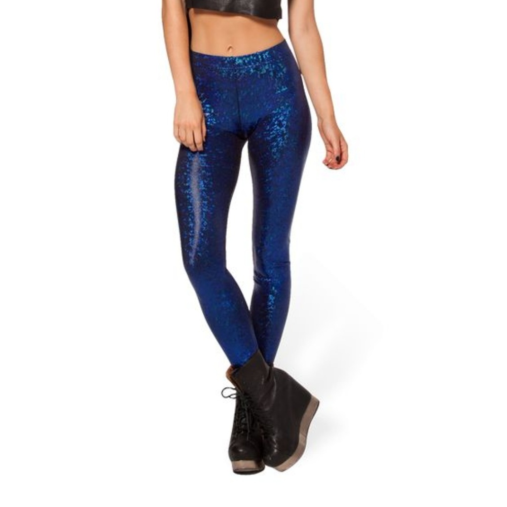 Blackmilk Shattered Sapphire Leggings